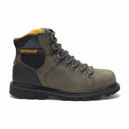 Caterpillar Alaska 2.0 Steel Toe Work Férfi 6 Inch Bakancs Szürke, HU-Q073